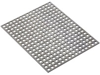 Square Hole Perforated Stainless Steel Sheet